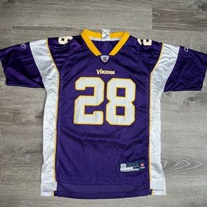 Reebok Minnesota Vikings Adrian Peterson Kids Jersey Large